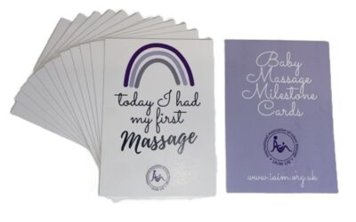 Infant Massage Milestone Cards